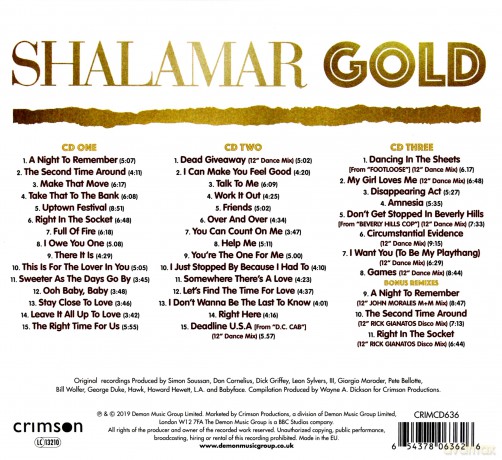 Shalamar: Gold [3CD]