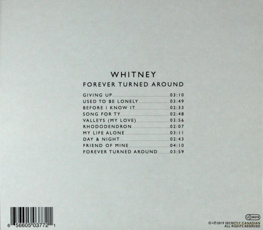 Whitney: Forever Turned Around [CD]