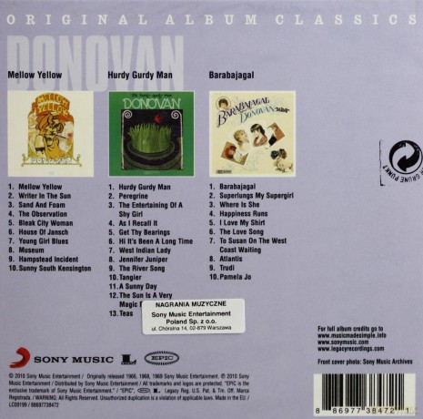 Donovan: Original Album Classics (slipcase) [3CD]