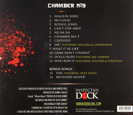 Inspectah Deck: Chamber No. 9 [CD]