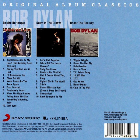 Bob Dylan: Original Album Classics (slipcase) [3CD]