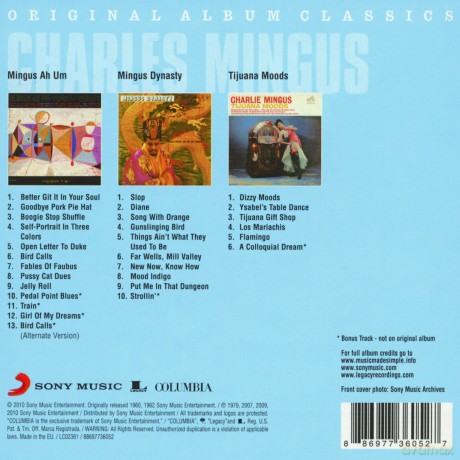 Charles Mingus: Original Album Classics (slipcase) [3CD]