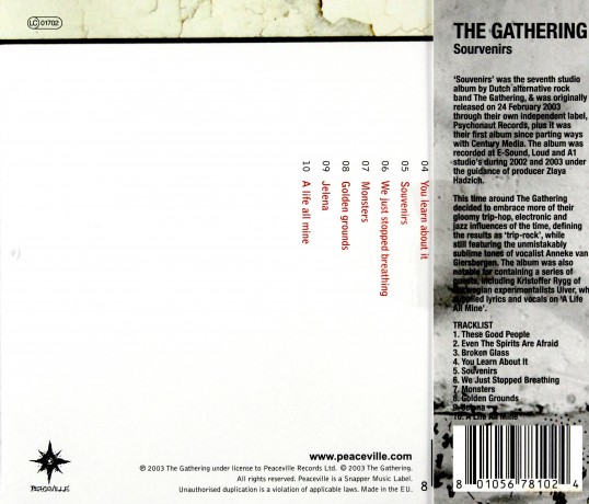 Gathering: Souvenirs [CD]