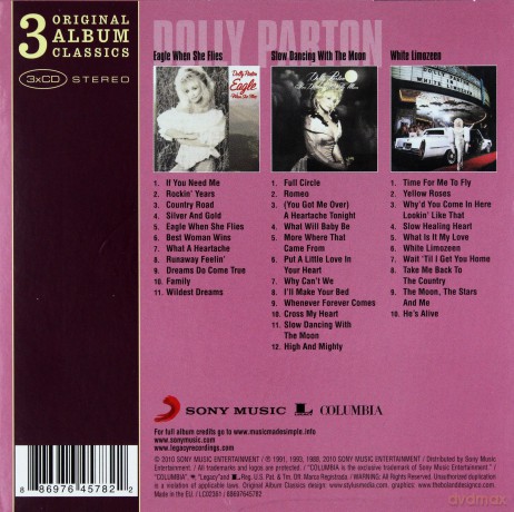Dolly Parton: Original Album Classics (slipcase) [3CD]