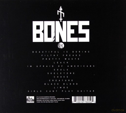 Bones Uk: Bones Uk [CD]