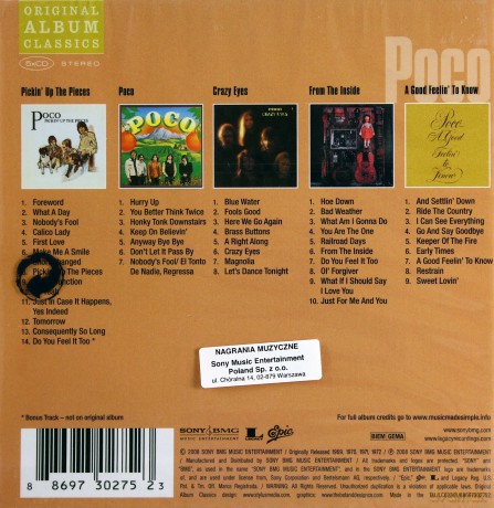 Poco: Original Album Classics [BOX] [5CD]