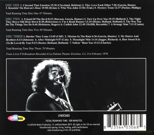 Jerry Garcia Band: La Paloma Theatre [3CD]