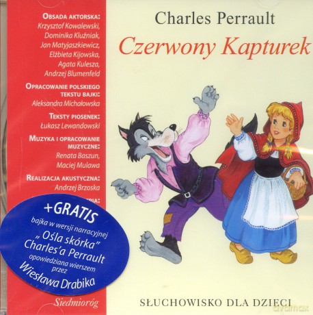 Słuchowiska Dla Dzieci: Czerwony Kapturek [AUDIOBOOK] [CD]