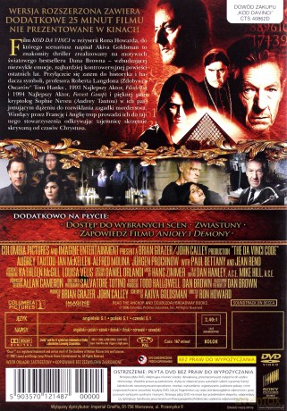 Kod Leonarda Da Vinci [DVD]