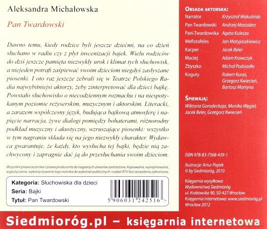 Słuchowiska Dla Dzieci: Pan Twardowski [AUDIOBOOK] [CD]