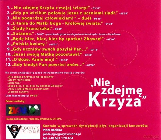 Wesołe Ziarenka: Nie Zdejmę Krzyża [CD]