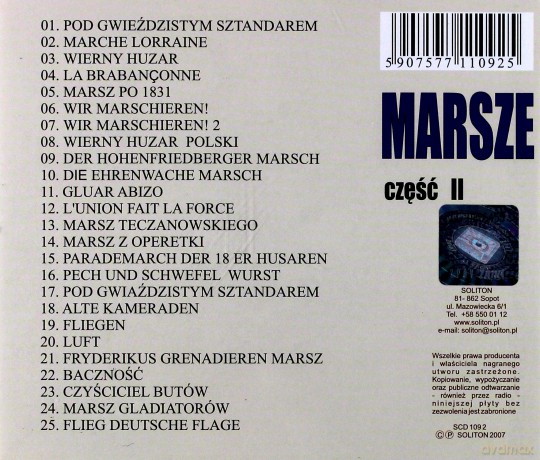 Najpiękniejsze Marsze Europejskie Vol.2 [CD]