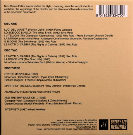 Multiple Artist: Fellini Masterpieces [3CD]