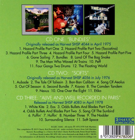 Soft Machine: The Harvest Albums 1975-1978 (Remastered) [3CD]