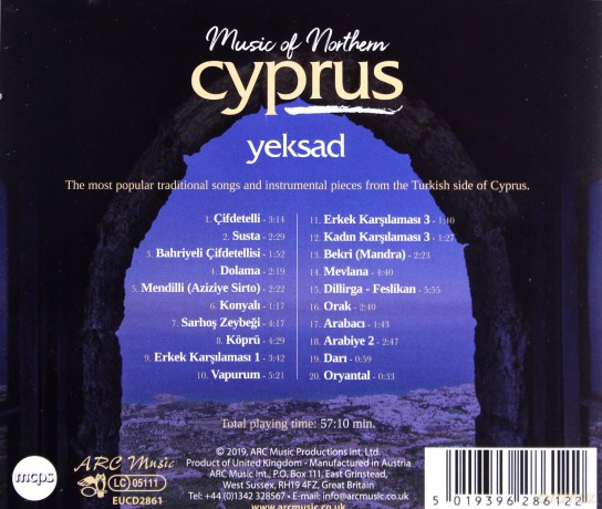 Yeksad: Music Of Northern Cyprus [CD]