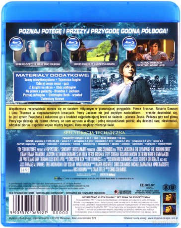Percy Jackson i bogowie olimpijscy: Złodziej pioruna [Blu-Ray]