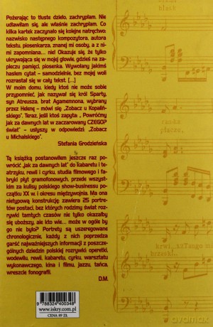 Powróćmy jak za dawnych lat - Historia Polskiej Muzyki Rozrywkowej 1900-1939 - Dariusz Michalski [książka]