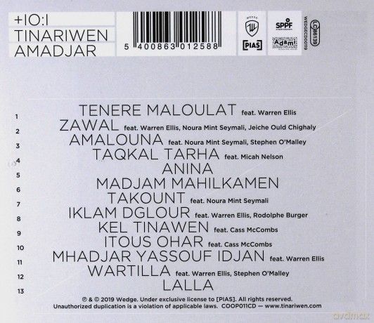 Tinariwen: Amadjar [CD]