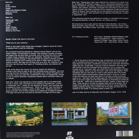 Throbbing Gristle: D.O.A. - The Third And Final Report Of [Winyl]