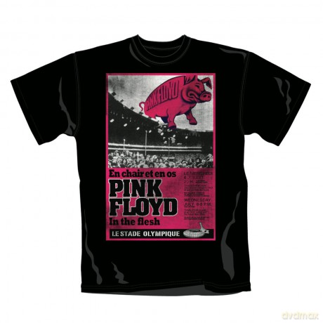 Pink Floyd: Animals In The Flesh, Black, Men's (M) [T-SHIRT]