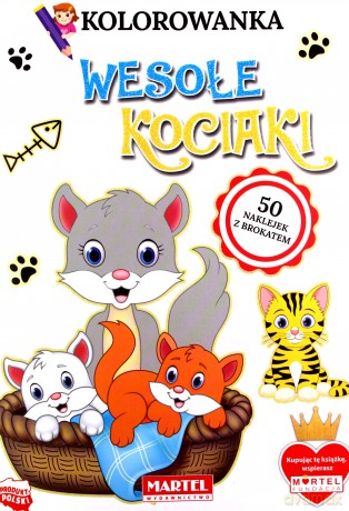 Kolorowanka Wesołe kociaki [KSIĄŻKA]