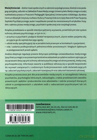 Regulacje prawne w systemie ochrony zdrowia psychicznego - Błażej Kmieciak [KSIĄŻKA]