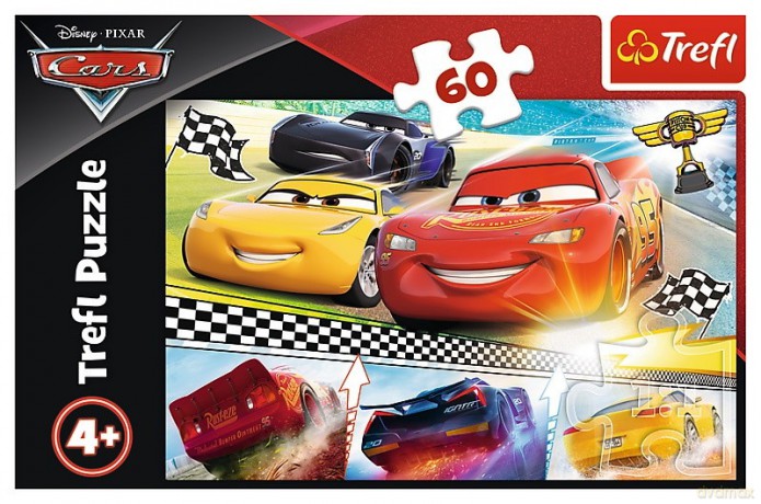 TREFL 60 el. - Auta 3, Legendarny wyścig [PUZZLE]
