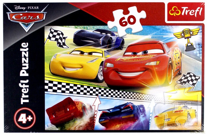 TREFL 60 el. - Auta 3, Legendarny wyścig [PUZZLE]