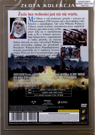 Braveheart - Waleczne serce (zlota kolekcja) [DVD]