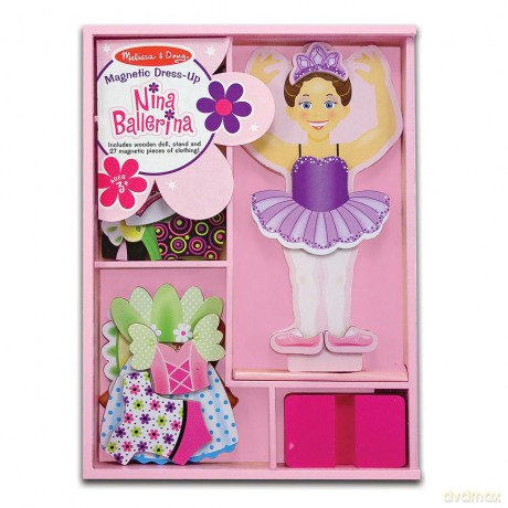 MELISSA Magnetyczna ubieranka Nina Balerina [PUZZLE]
