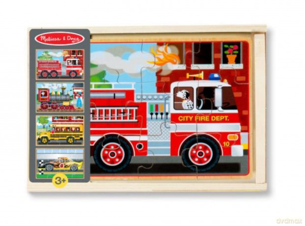 MELISSA Puzzle drewniane - Pojazdy [PUZZLE]