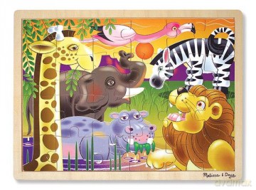 MELISSA Puzzle drewniane - zwierzęta [PUZZLE]