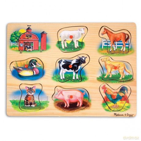 MELISSA Puzzle drewniane Farma [PUZZLE]