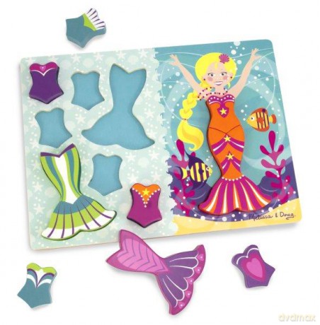 MELISSA Puzzle z klocków Mermaid dress-up [PUZZLE]