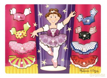 MELISSA Układanka drewniana Ubieranie balerina [PUZZLE]