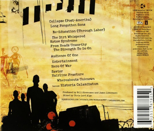 Rise Against: Appeal To Reason [CD]