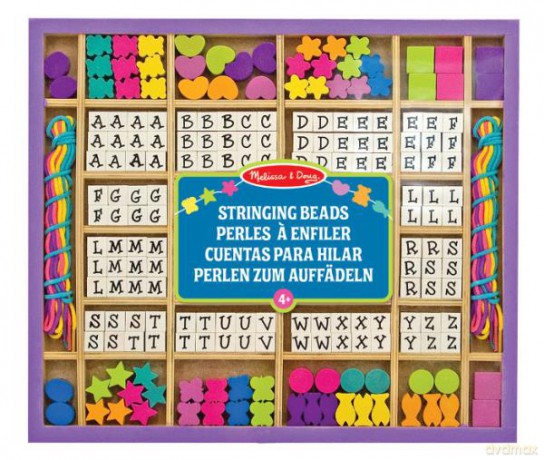 MELISSA Zestaw koralików z literkami