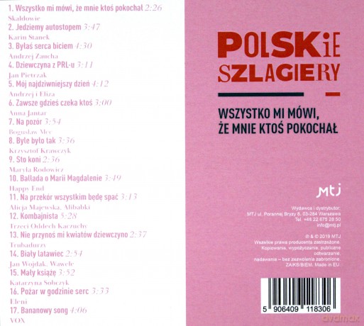 Polskie szlagiery: Wszystko mi mówi, że mnie ktoś pokochał [CD]