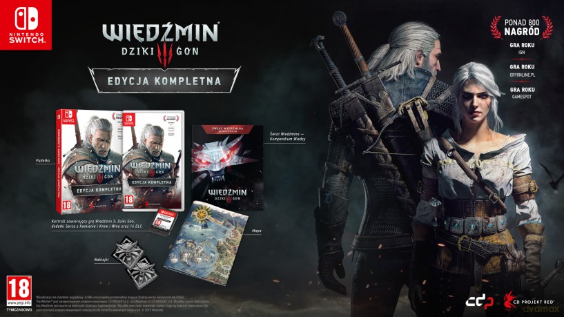 Wiedźmin 3: Dziki Gon Edycja Kompletna [GRA SWITCH]