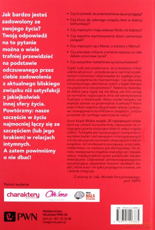 Bliskie związki. 25 największych mitów - Matthew D. Johnson [KSIĄŻKA]