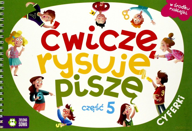 Cyferki. Ćwiczę, rysuję, piszę cyferki część 5 - Barbara Supeł, Anetta Radziszewska [KSIĄŻKA]