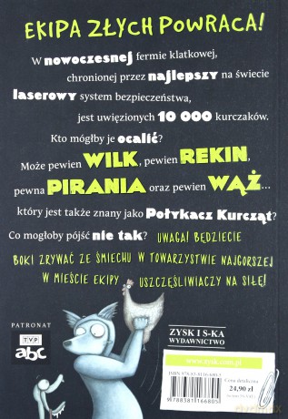 Ekipa złych. Bad guys odcinek 2 - Aaron Blabey [KSIĄŻKA]