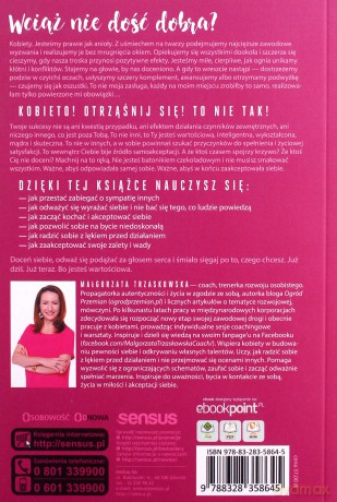 Jesteś wartościowa. 10-tygodniowy trening doceniania siebie - Małgorzata Trzaskowska [KSIĄŻKA]