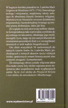 Listy - Ludwik Maria Grignion De Montfort [KSIĄŻKA]