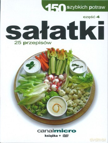 150 Szybkich potraw - sałatki [książka]+[DVD]