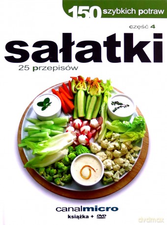 150 Szybkich potraw - sałatki [książka]+[DVD]