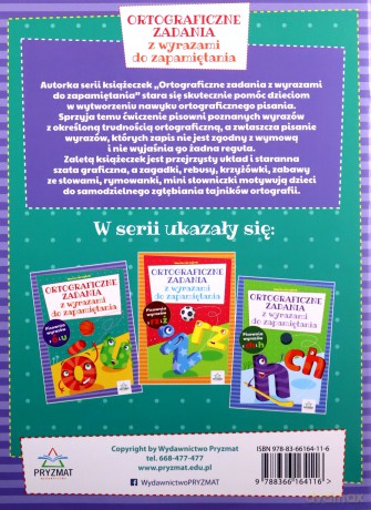 Ortograficzne zadania z wyrazami do zapamiętania ó-u - Maria Jarząbek [KSIĄŻKA]