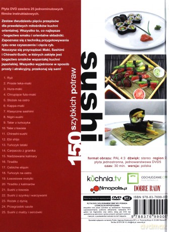 150 Szybkich potraw - sushi (digibook) [DVD]