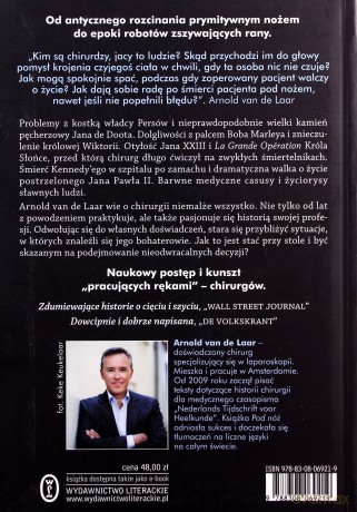 Pod nóż. 28 niezwykłych operacji w historii chirurgii - Arnold Van Der Laar [KSIĄŻKA]