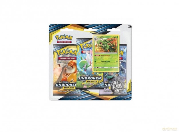 Pokemon tcg sun moon - unbroken bonds 3-pack blister sm10